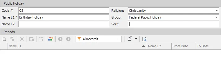 floating holiday detail screen
