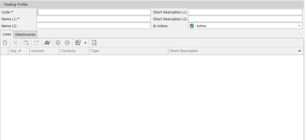 posting profile detail screen